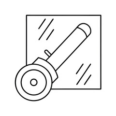 vector illustration of a pencil drawing