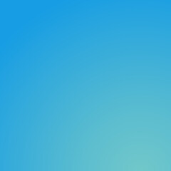 Naklejka premium Soft Blue to Cyan Gradient Texture – Abstract Cool Color Background