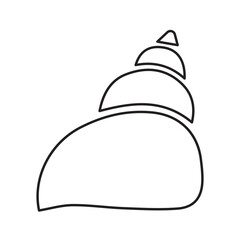 snail line icon