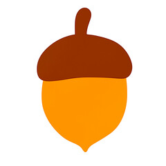 vector illustration of an acorn