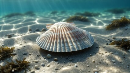 Seashell on the beach