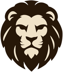 A striking lion head rendered in bold, minimalist lines—radiating majesty, courage, and leadership. The geometric precision accentuates the lion’s regal presence, while the clean composition ensures c