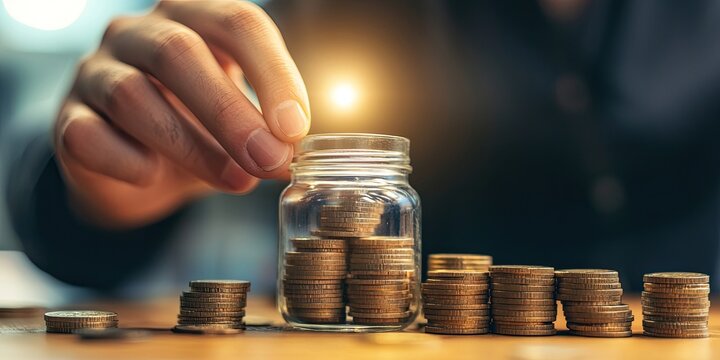 Entrepreneur presenting a crowdfunding campaign with defined goals and incentives, professionally engaging the audience.