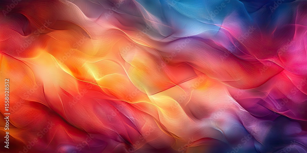 Poster An abstract design employs simple color palettes, focusing on the impact of a limited hue range to create a captivating, minimalist artistic effect.
