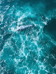 Fototapeta premium Ocean water surface abstract background