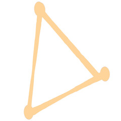 Simple Triangle Shape Illustration