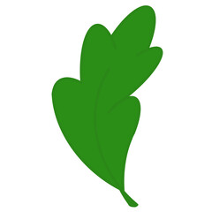 Green Leaf Clipart Illustration
