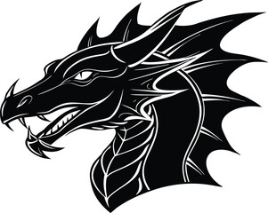 Dragon Head Vector Art