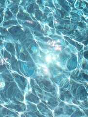 Pool Water Ripples - static top-down shot of sunlight dancing on water.