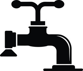 Faucet Vector Art, Tap Vector Clipart