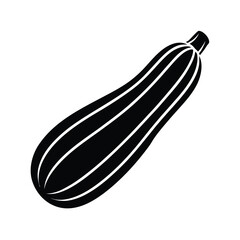 Zucchini Icon Outline Vector Illustration