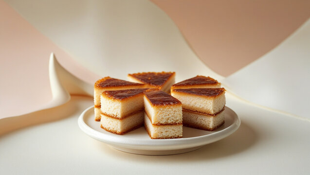 Timorese bibinka, a delicate, layered rice flour cake