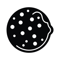 Chocolate Chip Icon Outline Vector Illustration