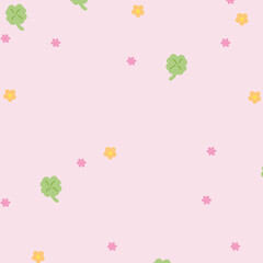 Illustration of flowers on pastel pink background for wallpaper, backdrop, floral print, spring and summer, fabric, garment, textile, duvet, pyjamas, paper design, book cover, nature, garden