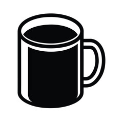Coffee Mug Icon Outline Vector Illustration