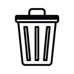Compost Bin Icon Outline Vector Illustration