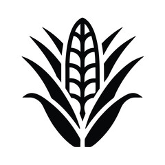 Corn Field Icon Outline Vector Illustration