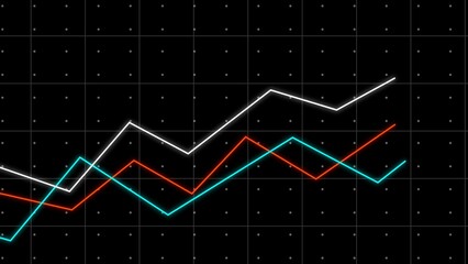business development competition illustration.Successful, growth, Increased and trend line graph.