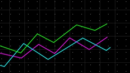 business development competition illustration.Successful, growth, Increased and trend line graph.