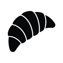 Croissant Icon Outline Vector Illustration