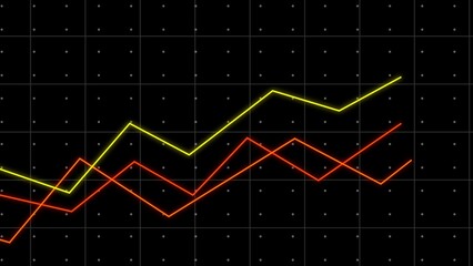 business development competition illustration.Successful, growth, Increased and trend line graph.