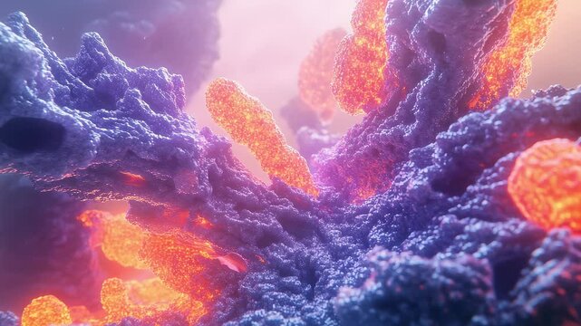 Dynamic Microscopic Biology and Technology Background