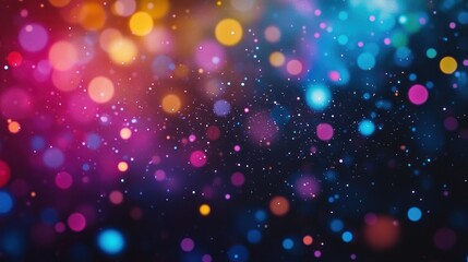 Naklejka premium Abstract bokeh background with vibrant colors