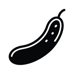 Green Beans Icon Outline Vector Illustration