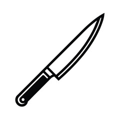 Knife Icon Outline Vector Illustration