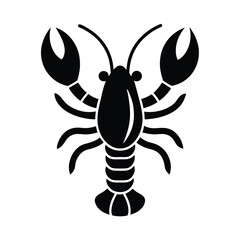 Lobster Icon Outline Vector Illustration