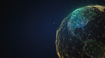 Obraz premium Abstract white background with Colorful circle lines. Digital future technology . Abstract business connection of lines from nodes innovation of communication in the network.