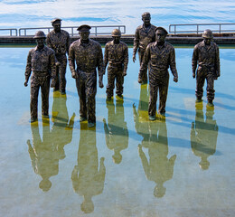 Still photo showcasing the MacArthur Memorial’s  Leyte, Philippines, honoring General Douglas...