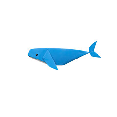 Fototapeta premium Origami Whale
