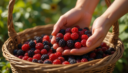 berries in a basket