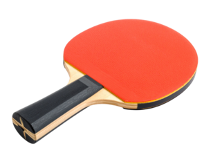 Buy professional table tennis paddle red rubber ping pong racket sport on transparent background