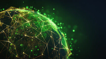 background network points Earth's surface wave background Abstract digital wave background information technology background The background is the background. gradient wave digital wave ban