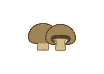 マッシュルームのイラスト