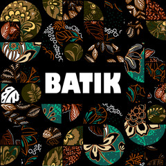 classic quilting batik design with logo