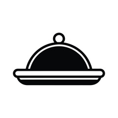 Serving Tray Icon Outline Vector Illustration