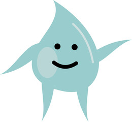 Cute Water Character