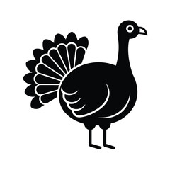 Turkey Icon Outline Vector Illustration