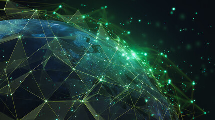 Abstract white background with Colorful circle lines. Digital future technology . Abstract business connection of lines from nodes innovation of communication in the network