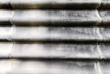 Grunge Stone Wall Texture with Natural Darkened Ridges and Weather Stains