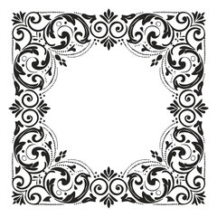 Elegant Square Frame Logo Icon
