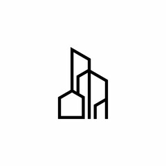 real estate, building, construction logo design abstract 