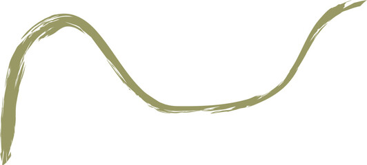 Hand Drawn Brush Line