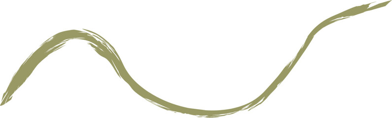 Hand Drawn Brush Line