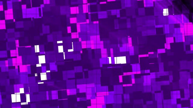 Padr&atilde;o Abstrato em Tons de Violeta e Magenta