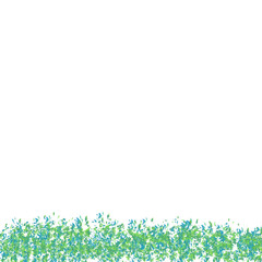 green grass border corner