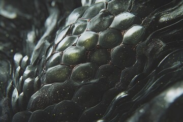 Close up of textured snake skin detail